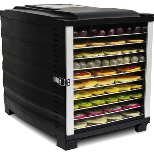 Electric Dehydrator Household Dehydration Machine Food Vegetable Fruit Tea Dried Machine Stainless Steel Dried Machine FD-410