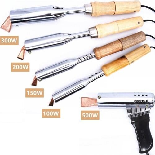 High Power Electric Soldering Iron 100W 150W 200W 300W 500W 220V Pure Copper Tip External Heated Welding Equipment Tools