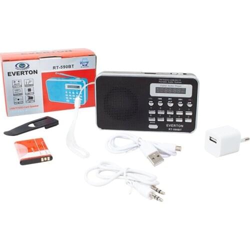 Everton RT 590 Radio Dialog, music,news, sports and quality material, hunting, camping,home, school, Car, hotel, restaurant ,Shi