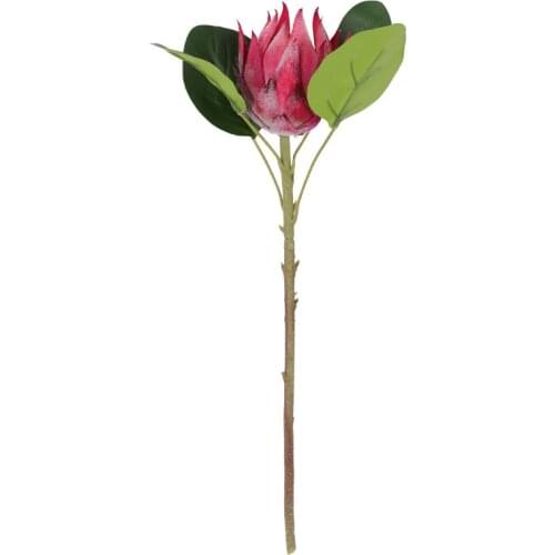 Artificial royal flower fake protea cynaroides Single branch flocking large size Wedding decoration flower accessories