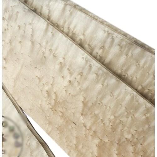 L:2Meters/pcs Width:120-140mm Thickness:0.25mm Natural Maple bird eye veneer Solid wood Speaker skinning