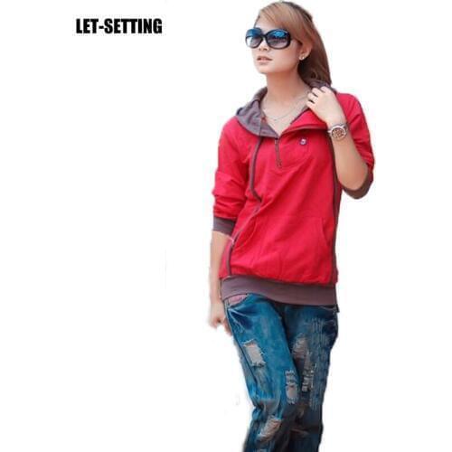 Женские длинные толстовки Let－Setting China At AliExpress