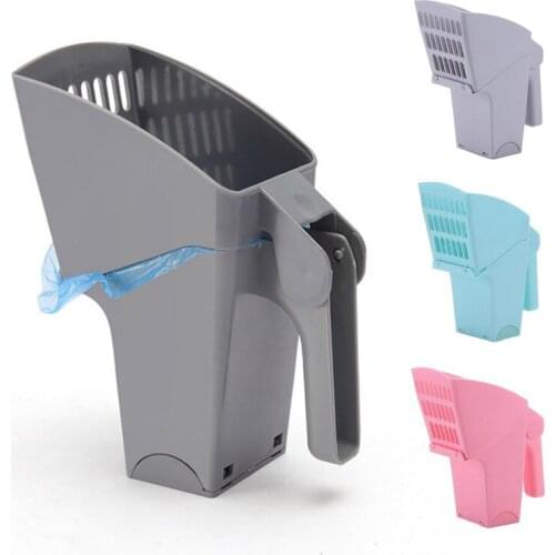 Cat Litter Sifter Scoop System Pet Cat Litter Scooper Kitten Litter Scooper With Waste Bags Litter Pet Cat Cleaning Supplies