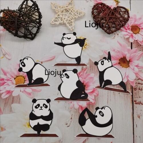2020 New panda cutting dies Scrapbooking Metal Cutting Dies Craft Stamps Die Cut Embossing Greeting Card Make Stencil Cover