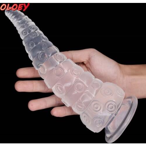 OLOEY Octopus Tentacles Dildo Tail Stick Sucker Anal Plug Masturbation Sex Toys Men and Women Prostate Massager Adult Sex Toys