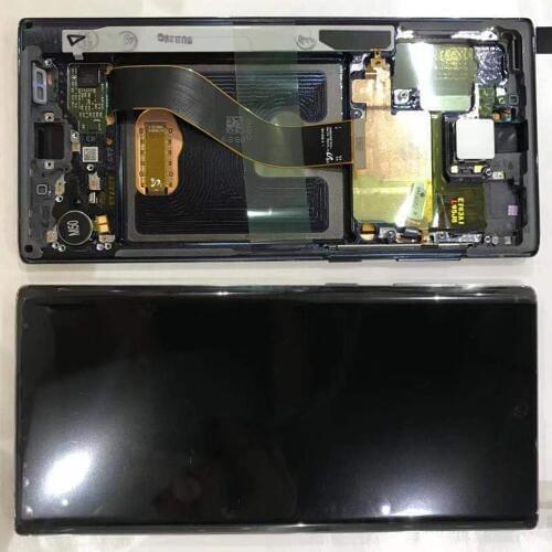 Original For Samsung Galaxy Note 10 Lcd N970F N9700 with Frame Display Touch Screen Digitizer For Samsung note10+ LCD N975 N9750
