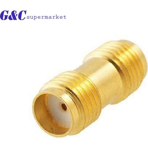 1PC SMA female switch Reverse RP SMA female jack RF coax adapter coupler straight goldplated diy electronics