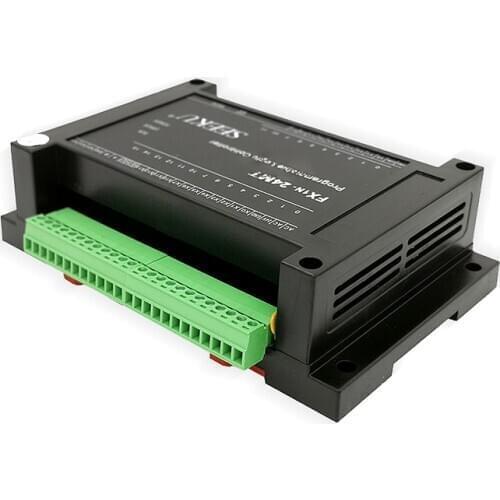 PLC industrial control board F-X-1N-24MT with shell analog programmable controller