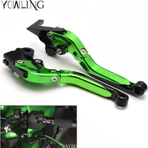 CNC Motorcycle Folding Extendable Hot Clutch Brake Levers For kawasaki ZX10R 2006-2015 2008 2009 2010 2011 2012 2013 2014