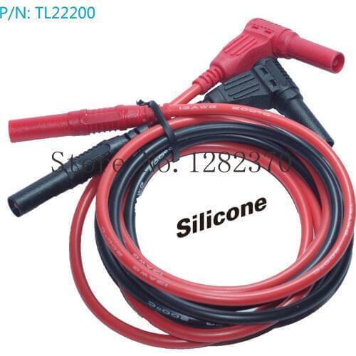 [SA] TL22200 super soft high temperature high pressure of approximately 2.5 square 13AWG silicone red+balck 1.0M--5pari/lot