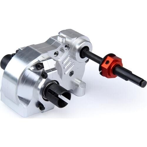 CNC alloy three-section gear box with inner diff.gears set 85242 for 1/5 rc car HPI KM ROVAN BAJA 5B SS 5T