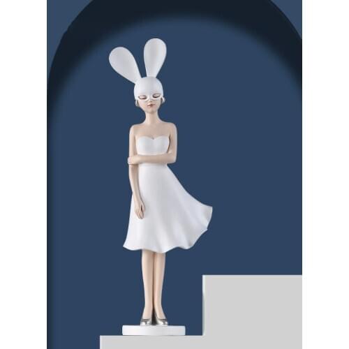 Ornaments Home Modern Girl Furnishing Living Room TV Cabinet Soft Decorations Creative Birthday Gift New Young Luxury Style