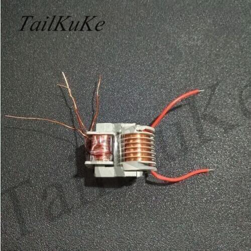 High Frequency High Voltage Small Transformer Double Skeleton 15KV High Voltage Coil Plasma Lighter Boost Ignition Coil