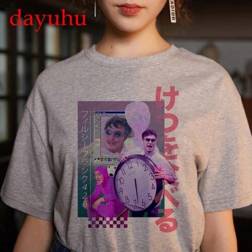 Aesthetic t shirt vaporwave Michelangelo women fashion harajuku tshirt Casual korean style Graphic hip hop t-shirt female y2k