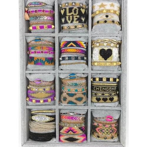 BLUESTAR 2021 Women Bracelet Turkish Eye Bracelets Shell Leopard Grain Pulseras Mujer Femme Crystal Jewelry Zircon Handmade