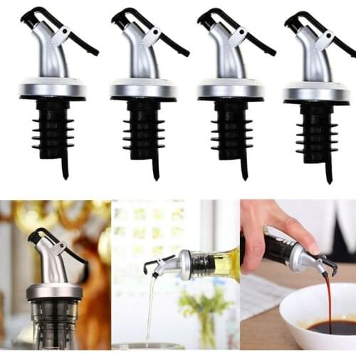 3pc Bottle Stopper Leak Proof Wine Bottle Stopper Bottle Cap Wine Pourer Spout Stopper Dispenser Olive Oil Sprayer Kitchen Tools