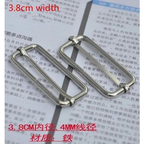 50pcs/lot 38mm 1.5'' Iron Webbing Buckle Accessories for Handmade Bags, Shoes and Handbag Hardwares Free Shipping