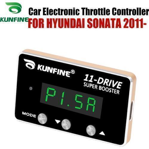 KUNFINE Car Electronic Throttle Controller Racing Accelerator Potent Booster For HYUNDAI SONATA 2011-After Tuning Parts