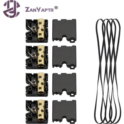 3D Printer Parts Ultimaker 2 UM2 DIY Original Injection Slider With Copper Sleeve + Slider Block Spring + GT2 610 Timging Belt