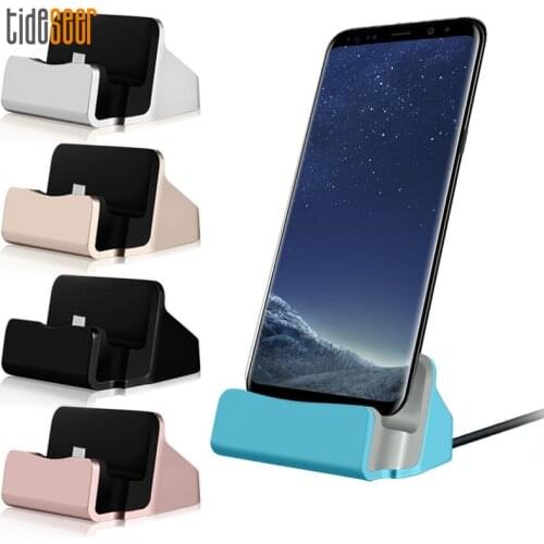 USB Type C Docking Station Desktop Dock Stand Phone Charger Charging Holder Cable for Huawei P20 Xiaomi MI8 Oneplus 6t 7 Samsung