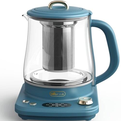 220V 1.5L Electric Kettle Automatic Multifunction Health Preserving Pot Tea Porridge Dessert Multi Cooker Bear/YSH-D15R1