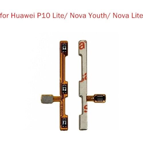 For Huawei P10 Lite Power Volume Flex Cable ON OFF Side Button Switch Flex Cable Replacement Repair Spare Parts