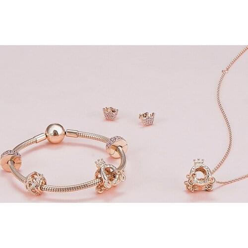 2020 Fashion New High Quality Elegant Bracelet Necklace Earring Set Suitable For Delicate Jewelry Worn By Women At Banquets