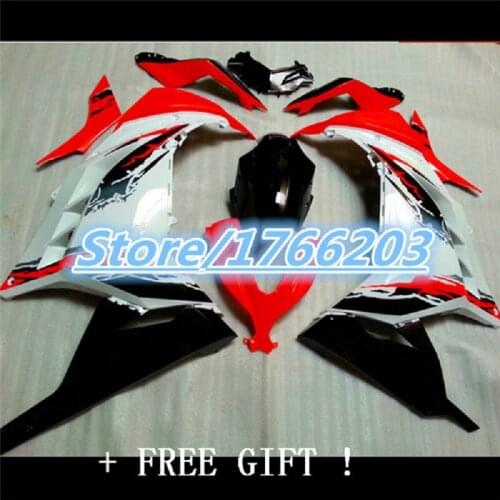 Red Black White Motorcycle Fairings For Kawasaki EX300R EX-300R 13 14 Ninja 300 2013 2014 Complete ABS Fairing Kit Fairing
