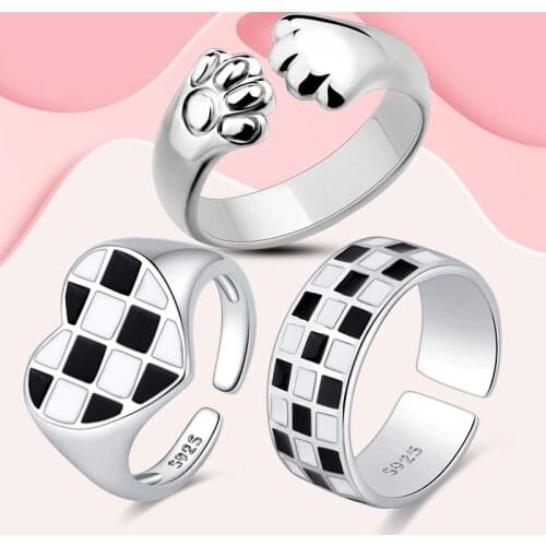 LAZA White Rings