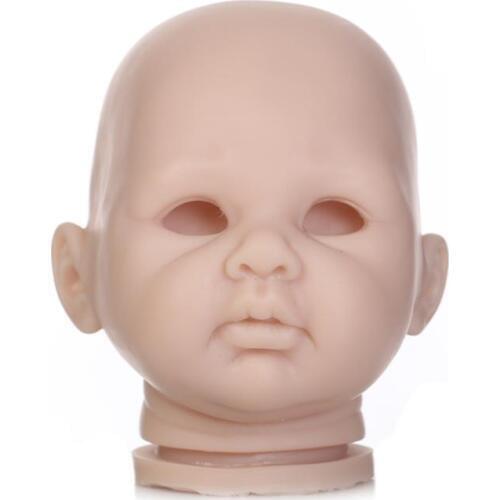 NPKCOLLECTION Soft Unpainted Reborn Doll Kits head and limbs Newborn Baby Model Set