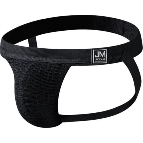 Men Underwear Jock Strap Elastic Hip Lifting Breathable Sexy Supporter Panties Sexy Mens Underwear With Double Thong