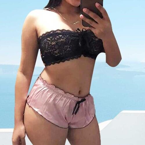 Sexy Sensual Lingerie Women Pajamas Sets Fashion Print Ladies Nightwear Sexy Strap Sleepwear Sleeveless Summer Lingerie Set Hot