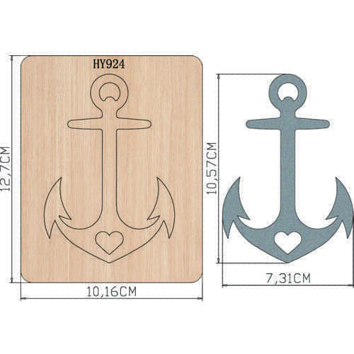 Anchor cutting dies 2019 die cut &wooden dies Suitable for common die cutting machines on the market