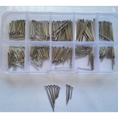 300PCS M1 M1.5 Stainless Steel Bayonet Hair Pin Locating U-type Pins Assortment Free Shipping