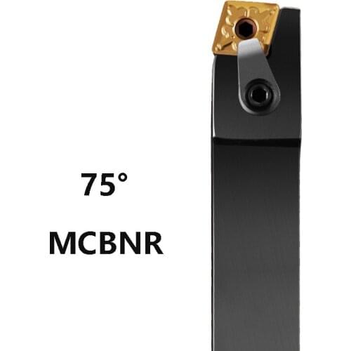 BEYOND 75° MCBNR MCBNL 16mm 20mm 25mm MCBNR1616H12 Lathe Tools Shank External CNC Turning Tool Holder use Carbide Inserts CNMG