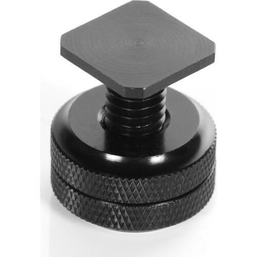 FOTGA 3/8"to Cold Foot Screw Adapter for Camera Hot Shoe Mount Double Nut Flash Holder