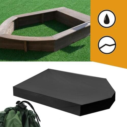 Outdoor Boat type small bath waterproof cover Sandpit Cover garden Polygon Sunshade Dustproof Protection Canopy Bunker Cover