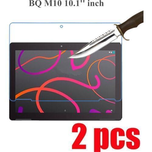 2PCS Tempered glass protective Films Glass Protector For BQ M10 10.1 inch Tablet Screen Protectors For BQ Aquaris M10
