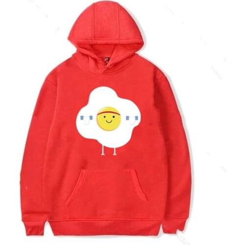 Cartoons Egg Creativity Women Hoodies Sweater Sweatshirts Anime Hoodie Anime Clothes For Teens Women Harajuku Hoody Dropshipping