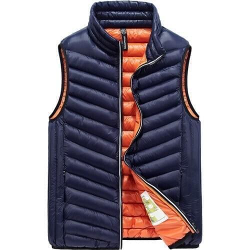 Winter Sleeveless Men Vests Jacket 2019 Brand Male Vest Casual Coats Male Thicken Waistcoat Vest