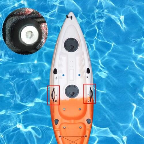 10pcs Kayak Deck Line Guide Outfitting Nylon Round Shape Rope Guide