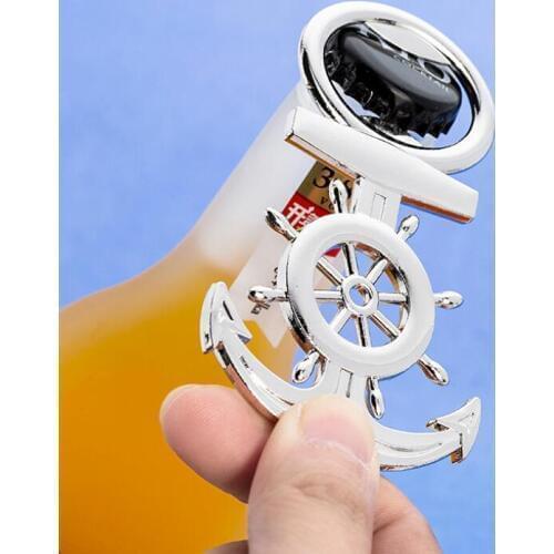 100pcs Creative Metal Anchor Beer Bottle Opener Gift Wedding Goods Wedding Return Gift LX8141