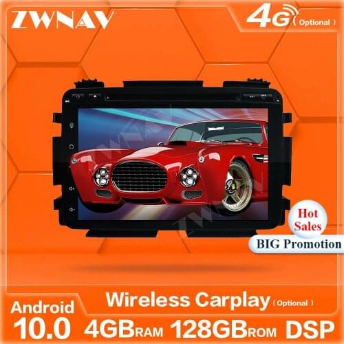 128GB Carplay Android 10 Screen Player For Honda HRV VEZEL 2015 2016 2017 2018 2019 GPS Auto Audio Radio Music Stereo Head Unit