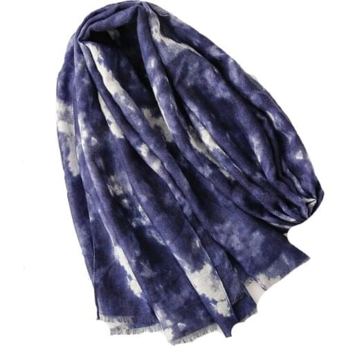 2021 Fashion Ombre Pattern Printed Cotton Viscose Striped Scarf Shawls Wraps 10pcs/lot