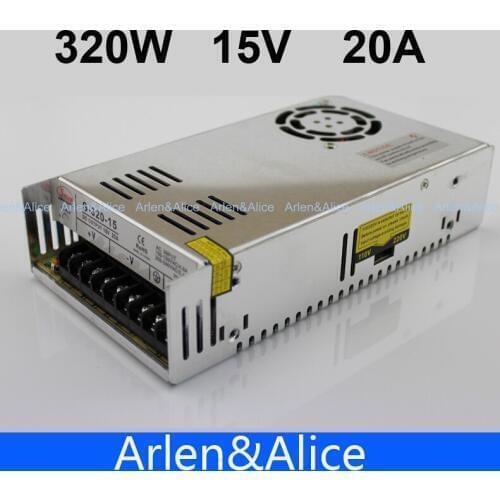 320W 15V 20A Single Output Switching power supply for LED Strip light AC to DC