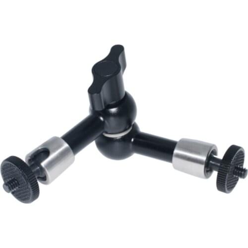 Y4UE 7-Inch Multi-Functional -Magic Arm Universal Crab Claw Clamp Bracket Stainless Steel Standard 1/4" Screw Photography