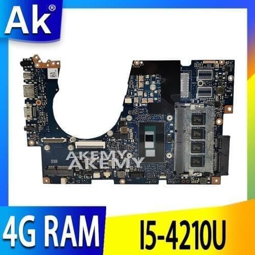 AK UX303LA Laptop motherboard For Asus UX303LA UX303LB UX303LN UX303L UX303 Teste mainboard original 4g RAM I5-4210U