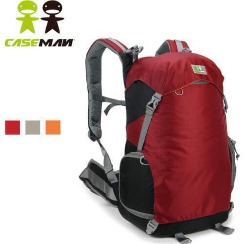 Caseman AOB1 Authorized Digital SLR DSLR Camera Case bag Large Backpack Laptop with Rain cover for Canon Nikon Sony Waterproof