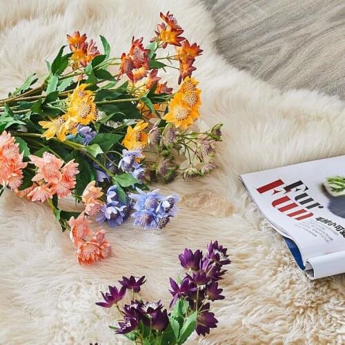Ink Orchid Artificial Silk Flowers Home Party Wedding Artificial Flowers Fake Flowers Orchid Hall Bouquet