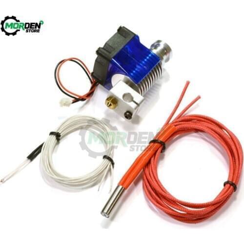 3D Printer J-head Hotend Remote extruder with Single Cooling Fan for 1.75mm E3D-V6 bowden Filament Wade Extruder 0.4mm Nozzle